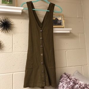 FREE PEOPLE button down strappy dress
